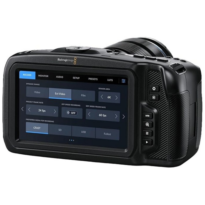 Blackmagic Design Pocket Cinema Camera 4K – Compact Digital Film Camera with 4/3 Sensor, 13 Stops Dynamic Range, 5" Touchscreen & 4K DCI Recording