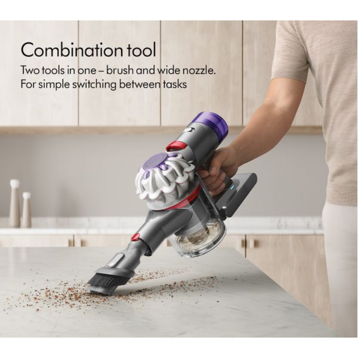 Dyson V8 Total Clean Cordless Vacuum Cleaner – Nickel & Black