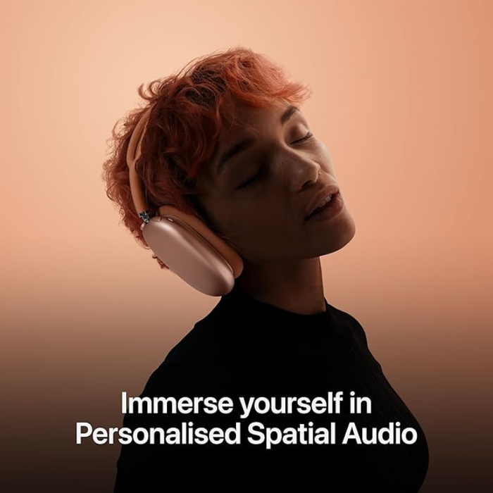 Apple AirPods Max Wireless Over-Ear Headphones – Active Noise Cancellation, Transparency Mode, Personalized Spatial Audio, USB-C Charging, Bluetooth Headphones for iPhone – Orange