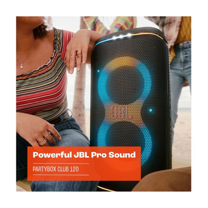 JBL Partybox Club 120 Bluetooth Megasound Party Speaker - Black