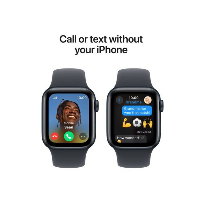 Apple Watch SE (2nd Gen) GPS 40mm Smartwatch with Midnight Aluminium Case with Midnight Sport Band
