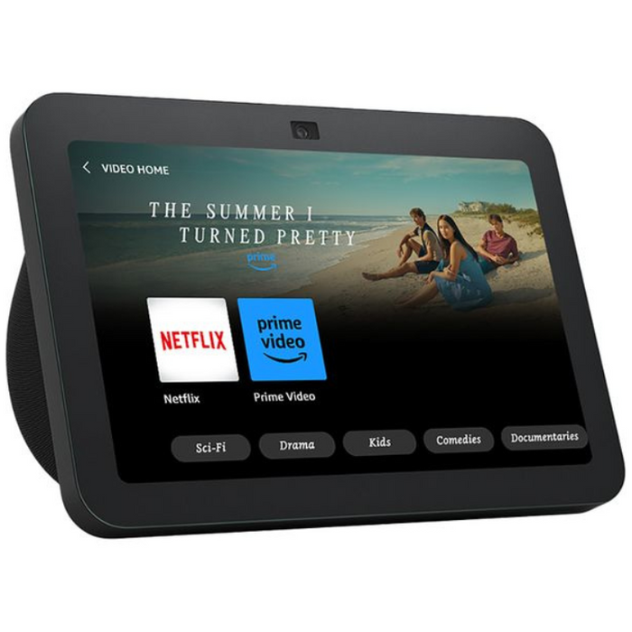 Amazon Echo Show 8 (3rd Gen) Smart Display with Alexa – 8" HD Screen, Spatial Audio & Smart Home Hub - Charcoal Black