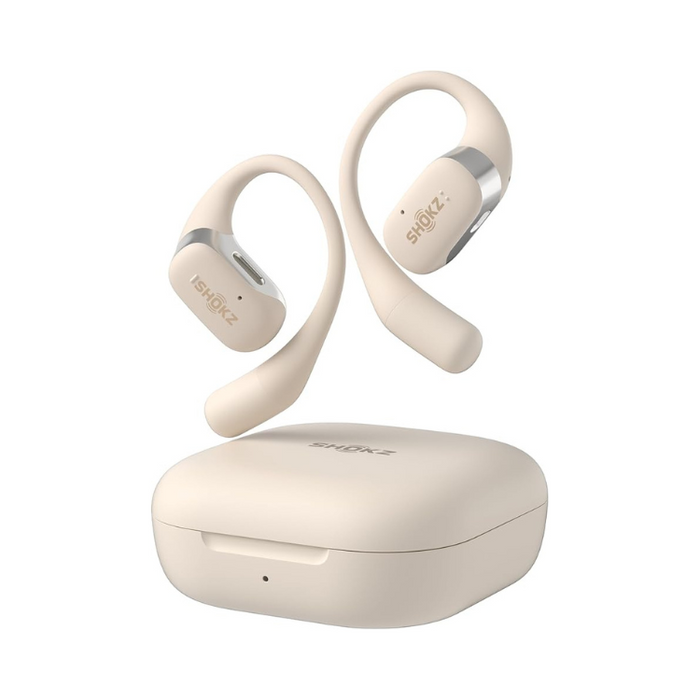 SHOKZ OpenFit Open-Ear True Wireless Earbuds - Beige