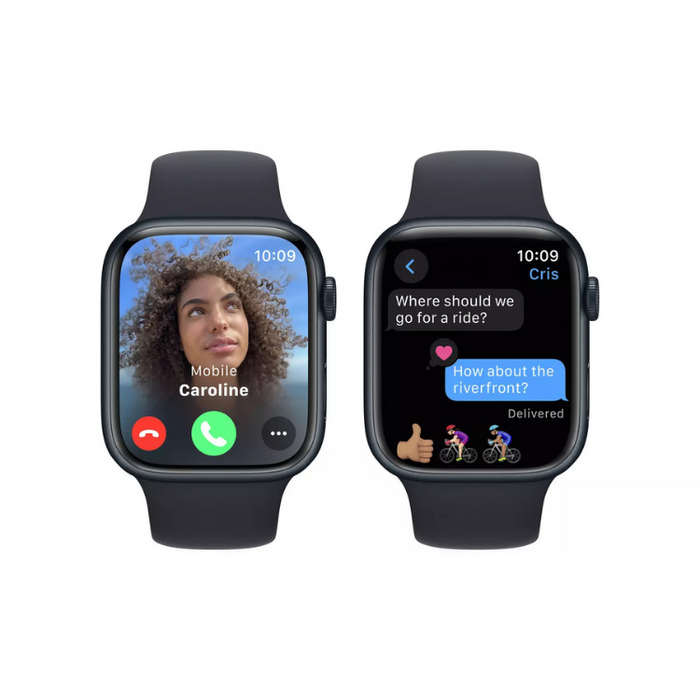 Apple Watch Series 9 45mm Alu Case Midnight Sport Band M/L