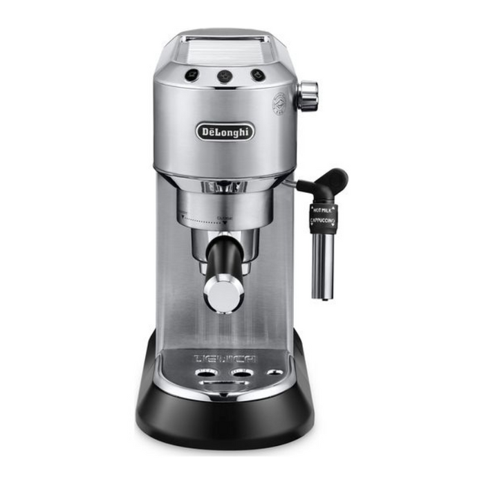 De'Longhi Dedica Style Traditional Pump Espresso Machine Coffee and Cappuccino MakerEC685M - Silver