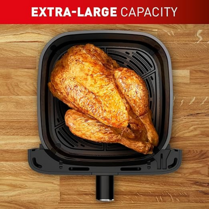 Tefal Easy Fry Mega Air Fryer, 7.5L Capacity Serves Up to 8 - EY8558G0 - Grey