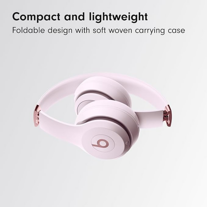 Beats Solo 4 Wireless Bluetooth On-Ear Headphones, Apple & Android Compatible, Matte Black, Pink, Slate Blue