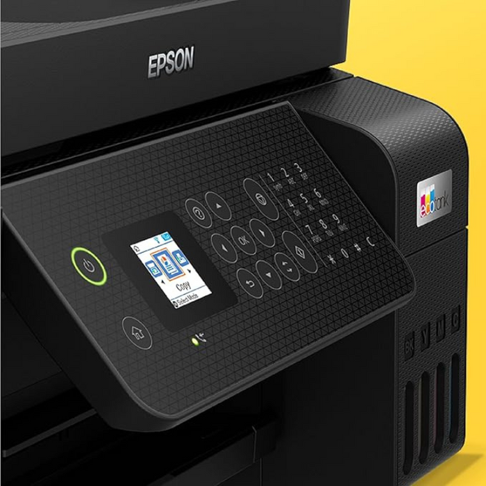 Epson EcoTank ET-4800 All-in-One Wireless Inkjet Printer with Fax A4 Wi-Fi Ink Tank Up to 3 Years of Ink Automatic Feeder Black