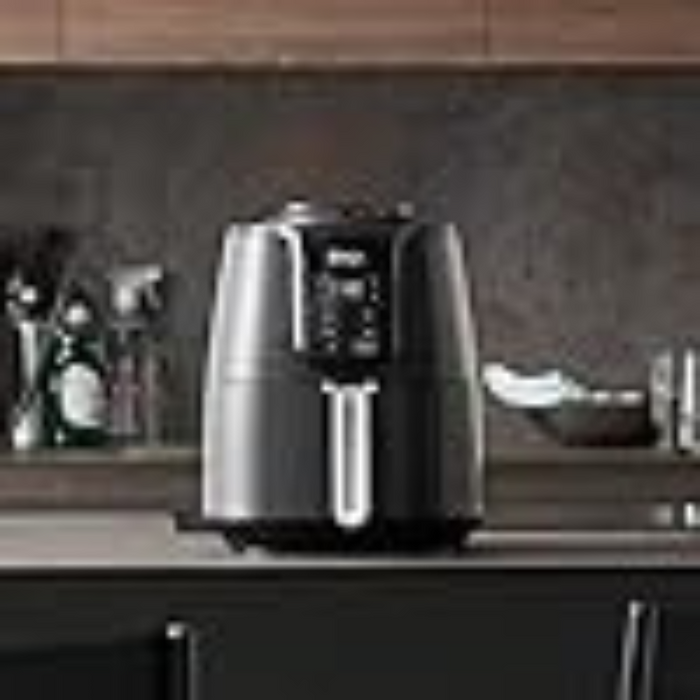 Ninja AF100UK 3.8L Air Fryer – 4-in-1 (Air Fry, Roast, Reheat, Dehydrate), Energy-Saving, Dishwasher-Safe Basket – Grey & Black