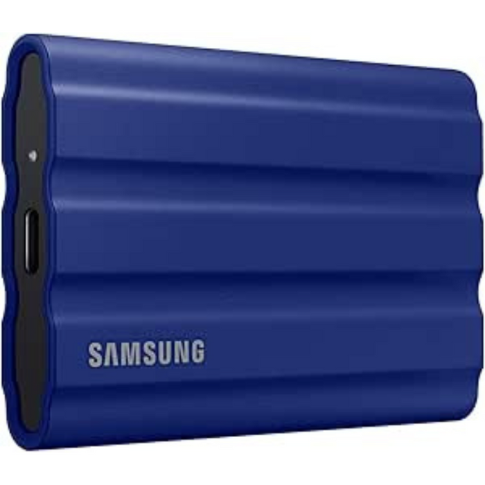 Samsung T7 Shield Portable External SSD 1TB Rugged, Shockproof, Water & Dust Resistant, Up to 1050MB/s, Blue