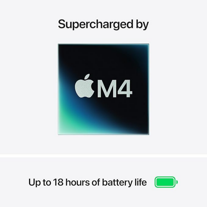Apple 2025 MacBook Air 13-inch Laptop with M4 chip Built for Apple Intelligence 16GB, 256GB - Silver