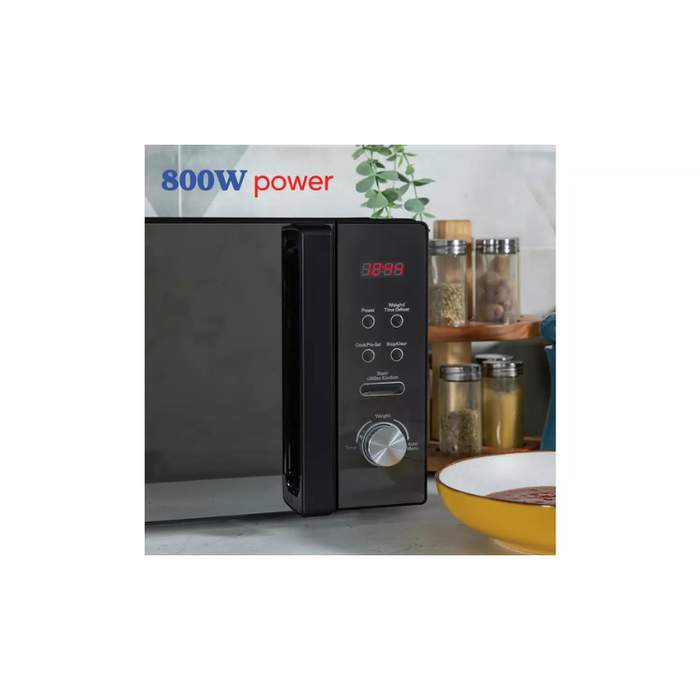 Russell Hobbs 800W Standard Microwave RHM2076B - Black