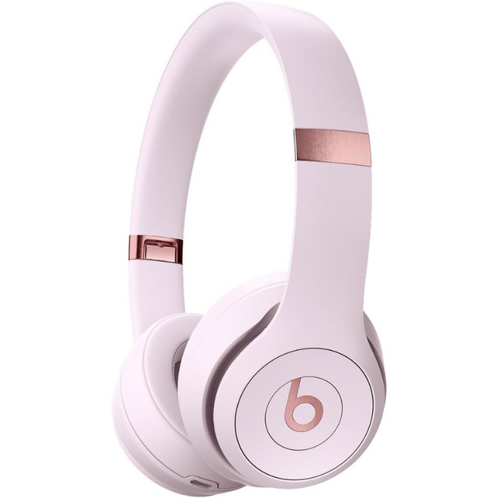 Beats Solo 4 Wireless Bluetooth On-Ear Headphones, Apple & Android Compatible, Matte Black, Pink, Slate Blue