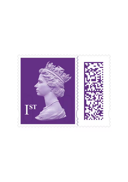 Roayal Mail 1st Class – 4 Pack Book QR Barcoded Self-Adhesive Postage Stamps