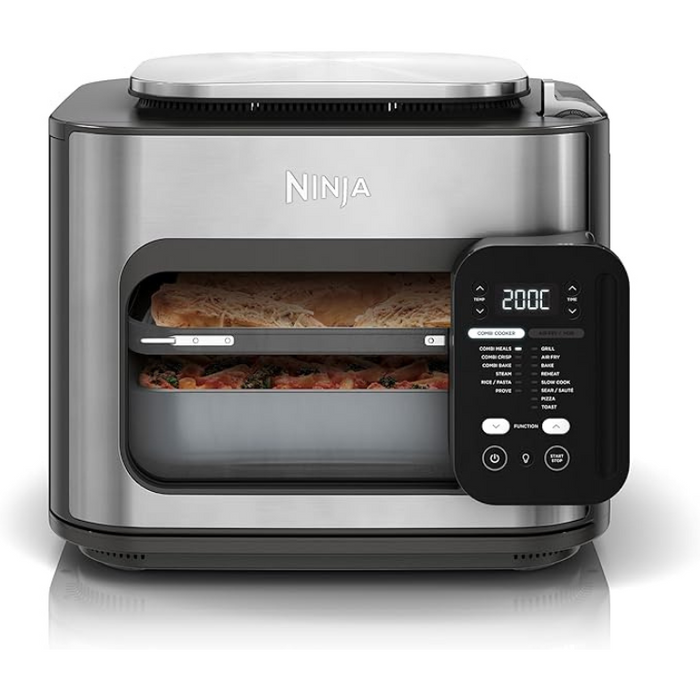Ninja Combi 12-in-1 Digital Multi-Cooker, Oven & Air Fryer – 12.5L Family Size, Grey, 1780W