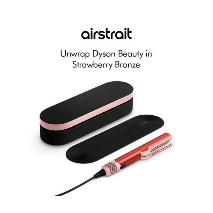 DYSON Airstrait 1600 Watt Hair Straightener - Strawberry Bronze & Blush Pink