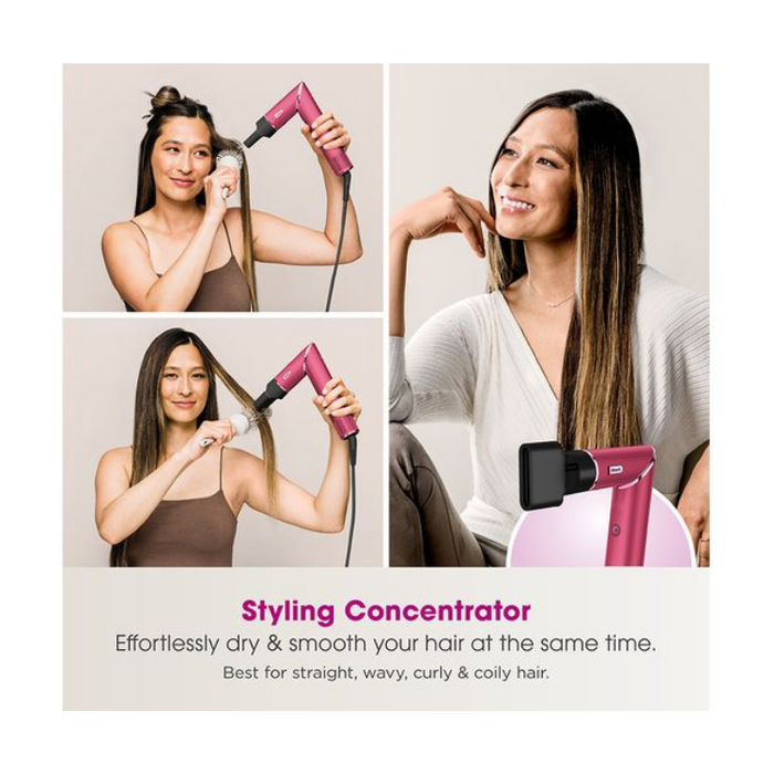 SHARK FlexStyle 5-in-1 Air Styler & Hair Dryer with Storage Case - HD440BPUK Malibu Pink