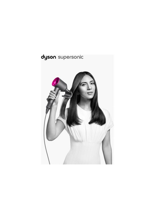 Dyson Supersonic Hair Dryer HD08 with 5 Attachments -  Fuchsia/Iron