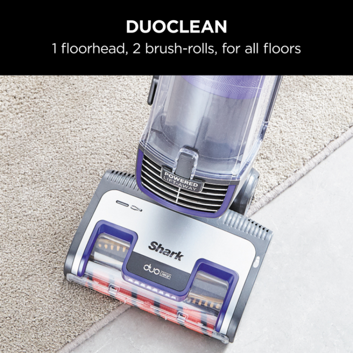 Shark NZ850UK Anti Hair Wrap Upright Vacuum Cleaner with Powered Lift- Away - Purple