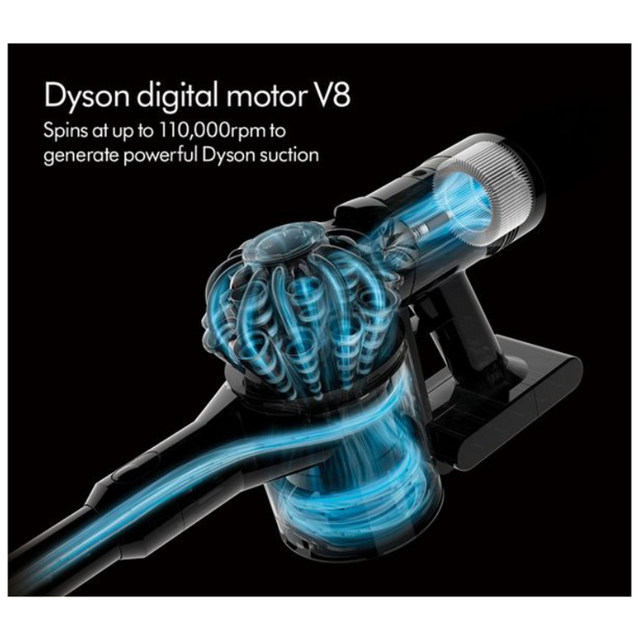 Dyson V8 Total Clean Cordless Vacuum Cleaner – Nickel & Black