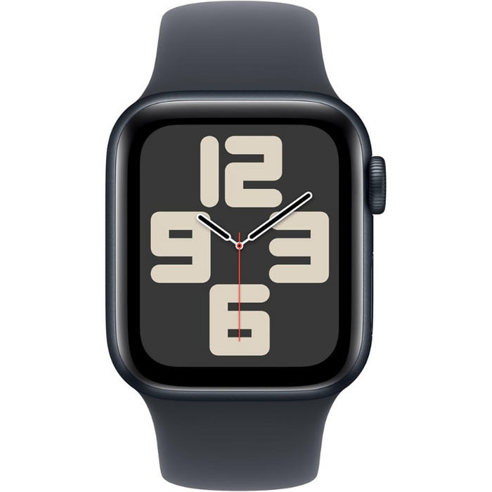 Apple Watch SE (2nd Gen) GPS, 40mm – Midnight Aluminum Case with Midnight Sport Band (S/M), Fitness & Sleep Tracker, Crash Detection, Heart Rate Monitor
