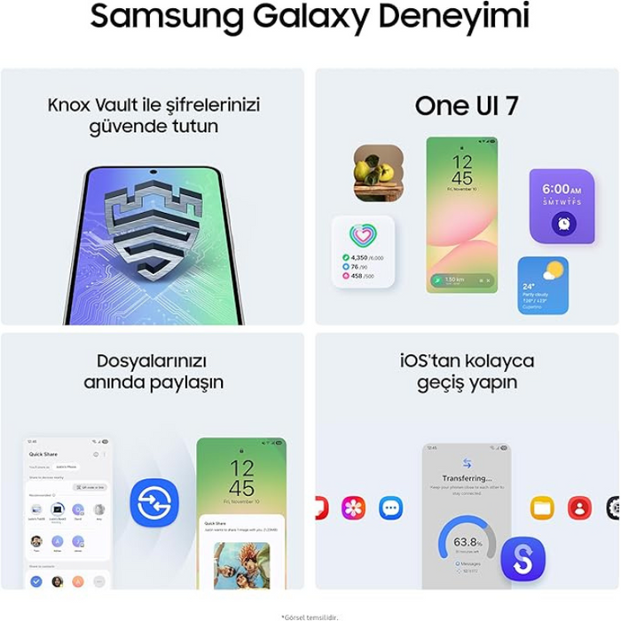 Samsung Galaxy A56 5G Smartphone 256GB Storage 8GB RAM 6.7 Inch Super AMOLED Display Long Battery Life Anthracite