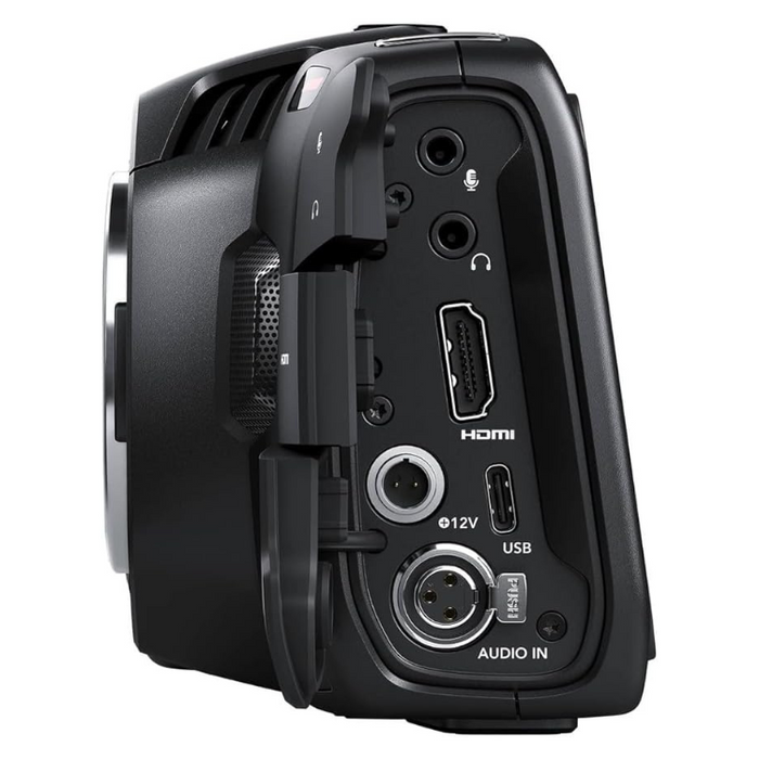 Blackmagic Design Pocket Cinema Camera 4K – Compact Digital Film Camera with 4/3 Sensor, 13 Stops Dynamic Range, 5" Touchscreen & 4K DCI Recording