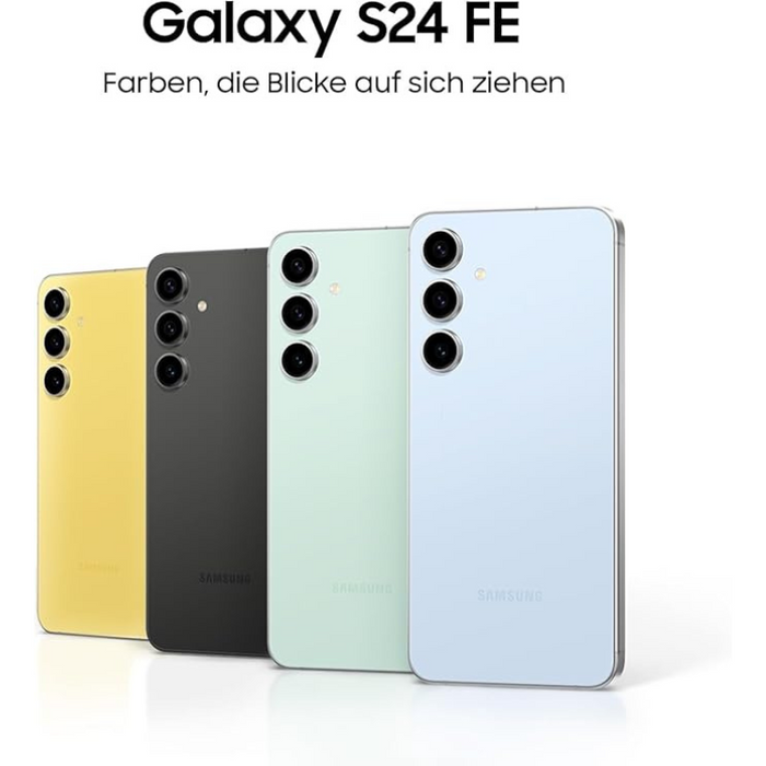 Samsung Galaxy S24 FE 5G Smartphone 8GB RAM 256GB Storage 6.7" FHD+ Super AMOLED+ 120Hz Display 50MP Triple Camera 4700mAh Battery Android 14 with Galaxy AI Dual SIM Graphite