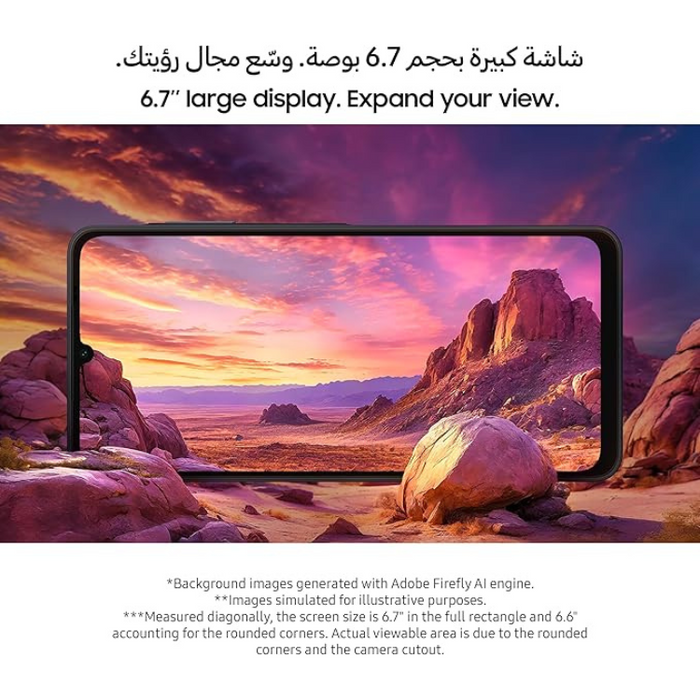 Samsung Galaxy A06 4GB RAM 64GB Storage 6.7 Inch HD+ Display 50MP Dual Camera 5000mAh Battery Android 14 Dual SIM Fast Charging (Light Blue / Black)