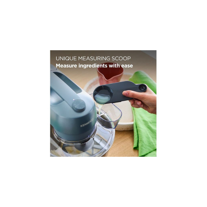 Kenwood Go Stand Mixer KZM35.000GY – 800W, 4L Stainless Steel Bowl, 6 Speeds + Pulse, Storm Blue