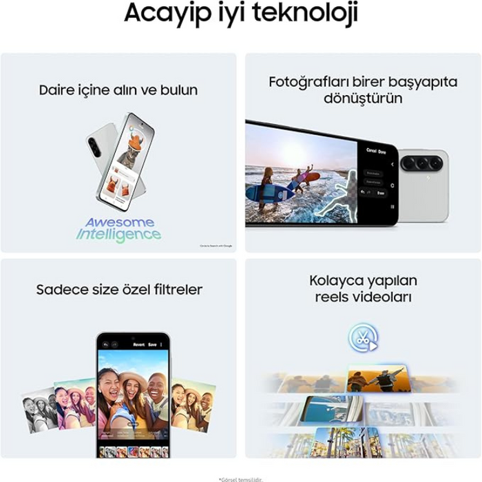 Samsung Galaxy A56 5G Smartphone 256GB Storage 8GB RAM 6.7 Inch Super AMOLED Display Long Battery Life Anthracite