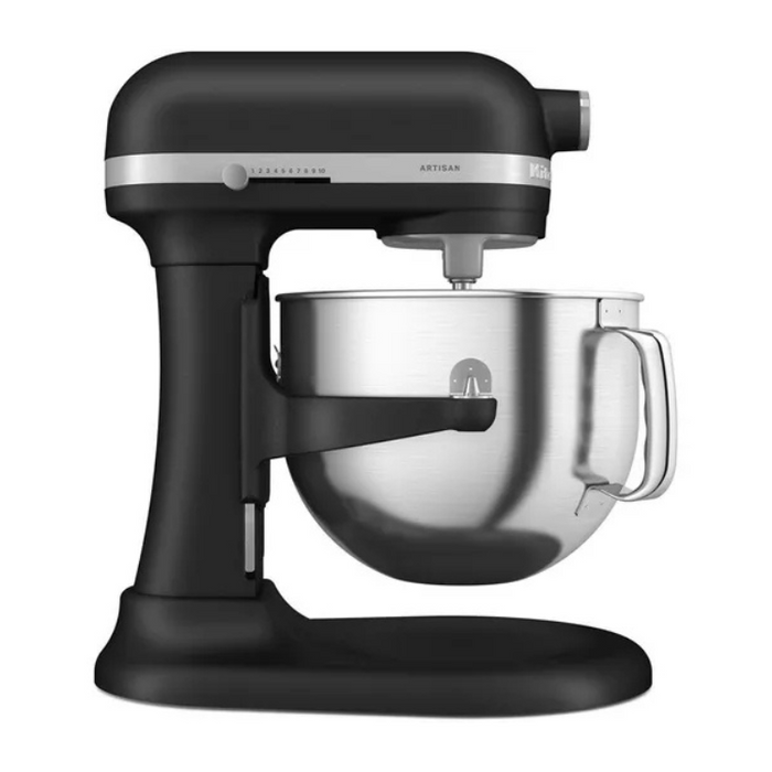 KitchenAid Artisan 5KSM70SHXBBK Stand Mixer – 6.6L Bowl-Lift, 375W Motor, 11 Speeds, Cast Iron Black