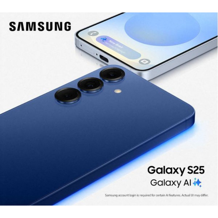 Samsung Galaxy S25 Smartphone 12GB RAM 128GB Storage 6.2 Inch Dynamic AMOLED Display 50MP Camera 4000mAh Battery Silver Shadow