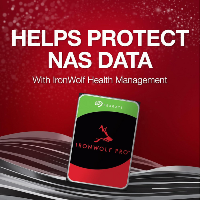 Seagate IronWolf Pro 4TB Internal NAS Hard Drive 3.5 Inch SATA 6Gbps 7200RPM 256MB Cache for RAID and NAS Servers