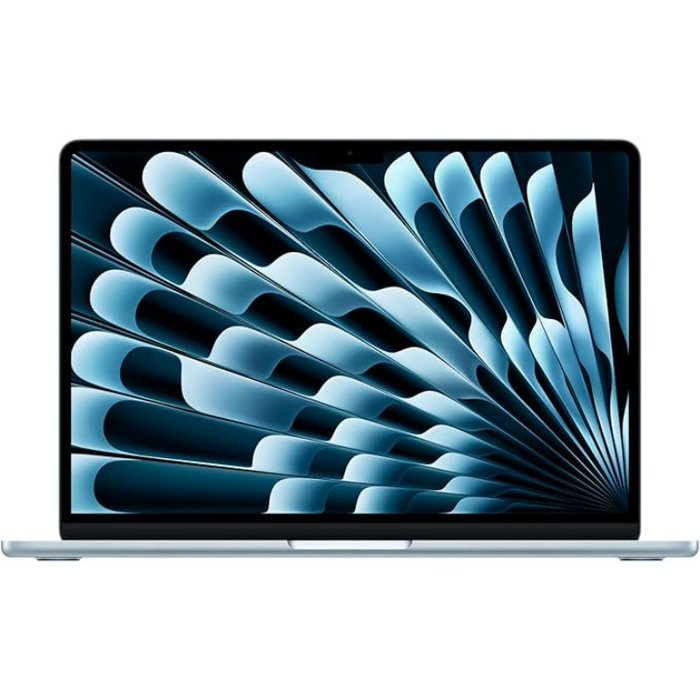 Apple 2025 MacBook Air 13-inch Laptop with M4 Chip 13.6" Liquid Retina Display 16GB RAM 256GB - Sky Blue/Midnight