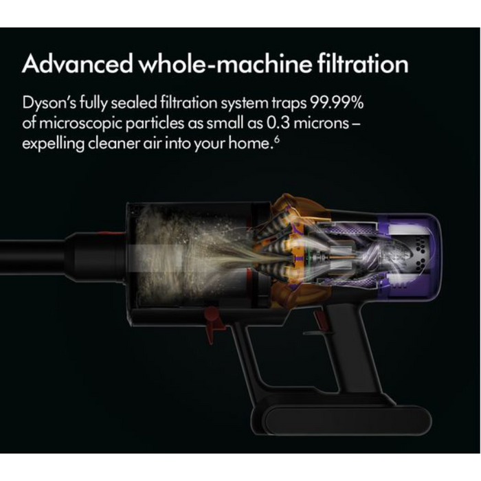 Dyson V15 Detect Absolute Cordless Vacuum Cleaner – Yellow & Nickel