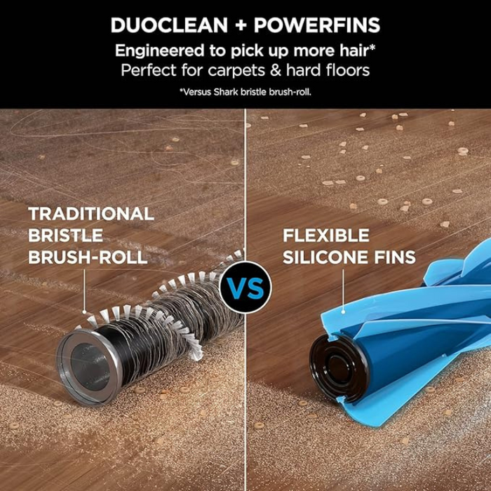 Shark IZ300UKT Cordless Stick Vacuum Cleaner with Anti Hair Wrap DuoClean Flexible Wand and Pet Tool Black and Red