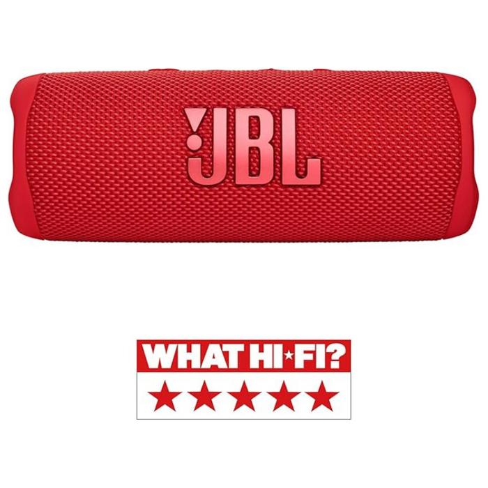 JBL Flip 6 Bluetooth 2-Way Speaker Original Pro Sound Up to 12 Hours - Red