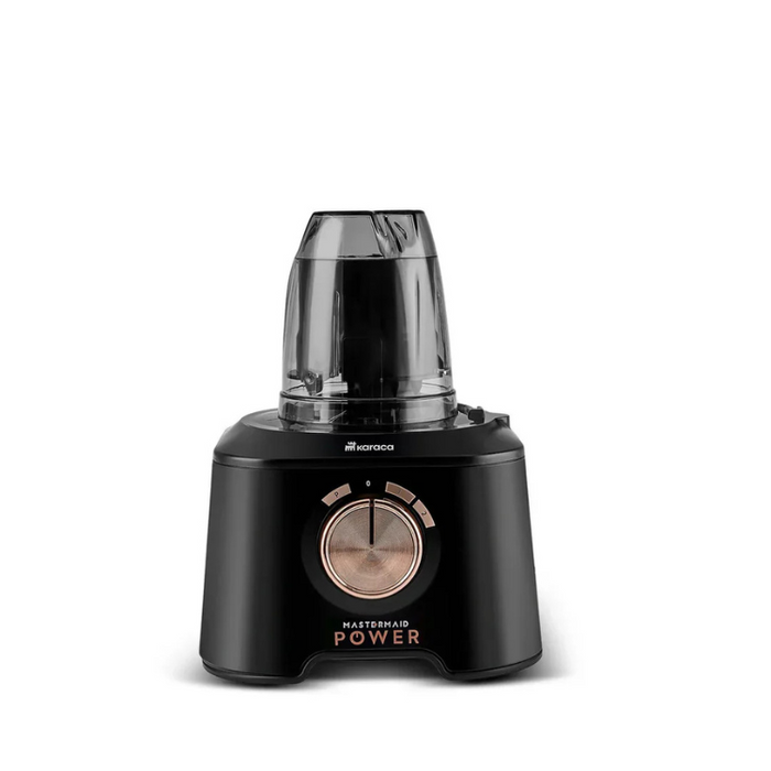 Karaca Mastermaid Power Max 11-in-1 Food Processor – Matte Black Copper, 2500 W
