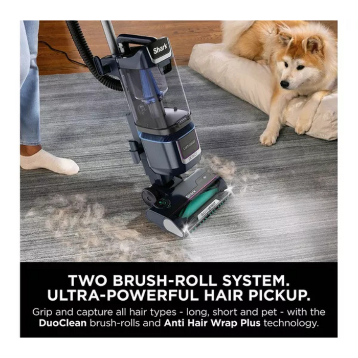 SHARK Detect Lift-Away XL Anti Hair Wrap Plus LA790UKT Upright Bagless Vacuum Cleaner - Deep Navy & Silver