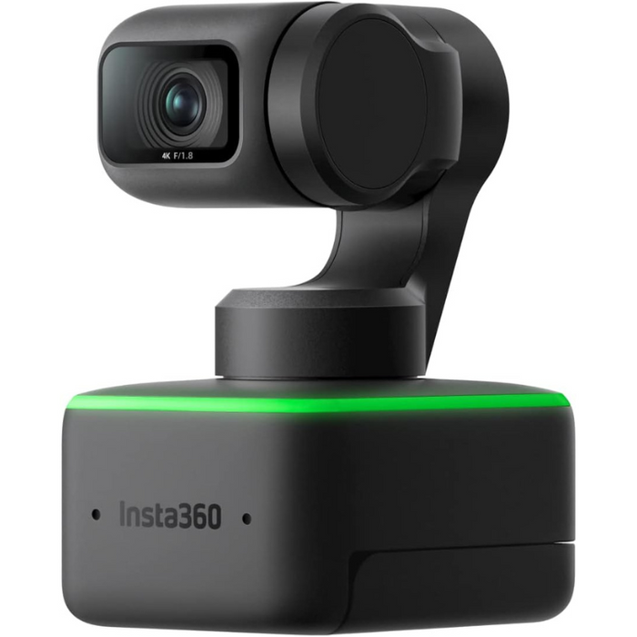 Insta360 Link – 4K AI Webcam with PTZ, Gesture Control & HDR for Streaming & Video Calls - Black