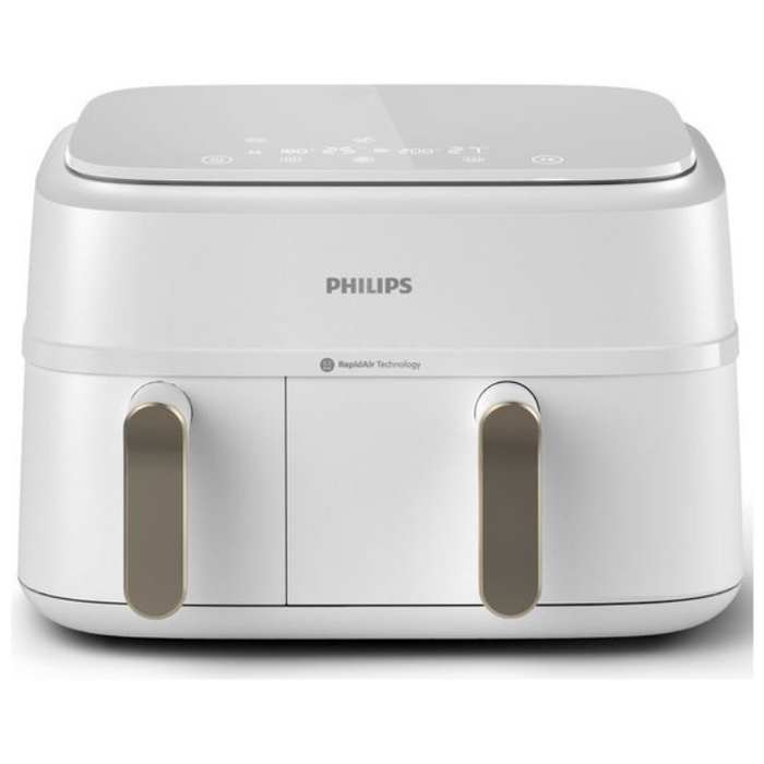 PHILIPS 3000 Series NA353/19 9L Dual Basket Air Fryer - White