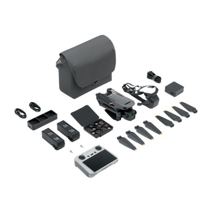 DJI Mavic 3 Pro Fly More Combo (DJI RC) – Triple-Camera Drone, 43-Min Flight, 15km HD Transmission - Grey