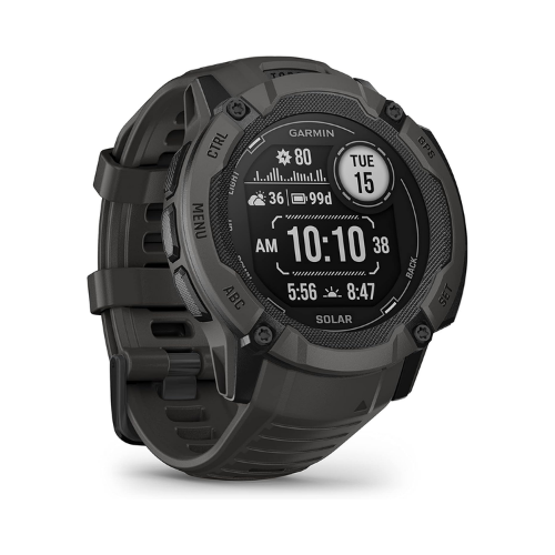 Garmin Instinct 2X Solar 50mm Rugged GPS Smartwatch - Large Size, Sports & Health Features